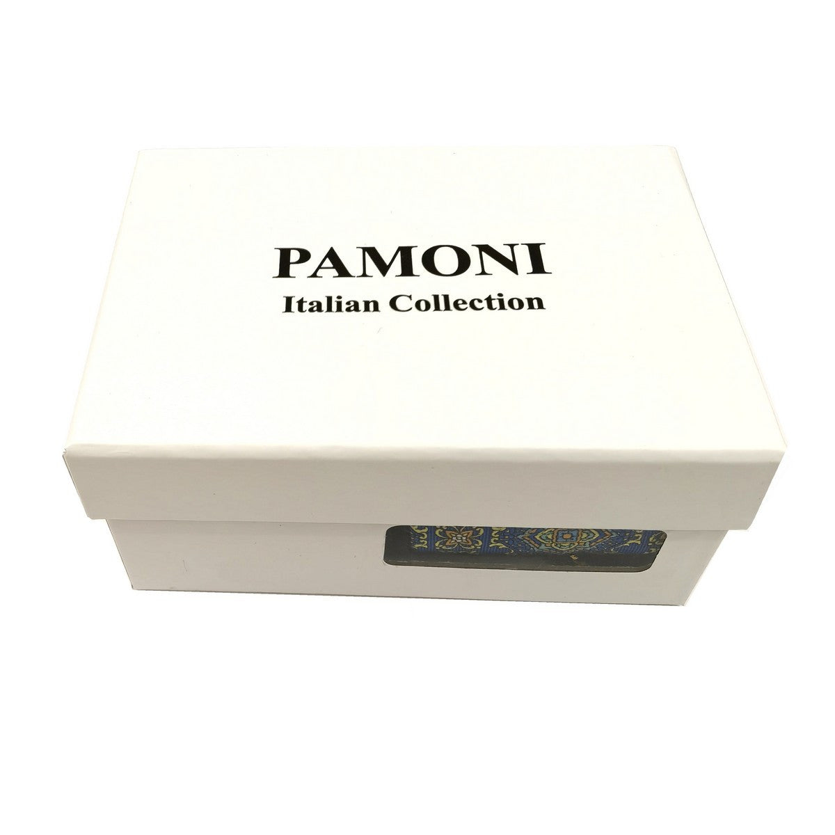 Royal Blue Floral Geometric Tie & Cufflinks Set